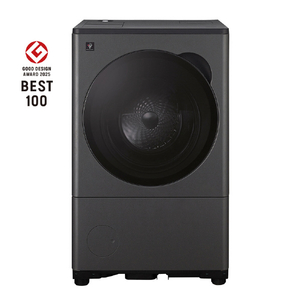 SHARP 8kgドラム洗濯機 グレイングレー ES-8XS1-HR-イメージ17