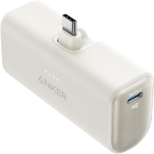 Anker Nano Power Bank (22．5W, Built-In USB-C Connector) ホワイト A1653N21-イメージ1