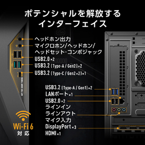 ASUS ASUS TUF Gaming T700 Mini (T700MF) グレー T700MF-05225F089W-イメージ7
