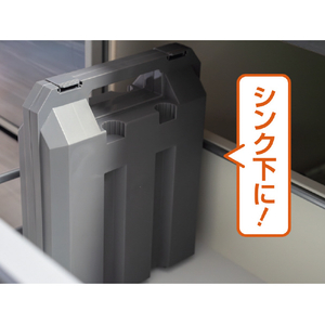 不動技研 カセットボンベ収納ケース グレー F2662ｸﾞﾚ--イメージ8