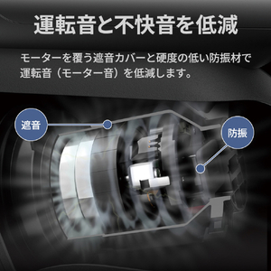 SHARP コードレススティッククリーナー RACTIVE Air ホワイト系 EC-AR50A-W-イメージ8