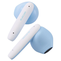 エレコム 完全ワイヤレスBluetoothヘッドホン マカロンブルー LBT-TWS17CSBU