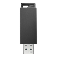 I・Oデータ USB3．0/2．0対応 ノック式USBメモリー(32GB) ブラック U3-PSH32G/K