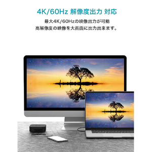 CIO PD 100W Type-C to Type-C ケーブル 1m ブラック CIO-CCPD100W-1-BK-イメージ2