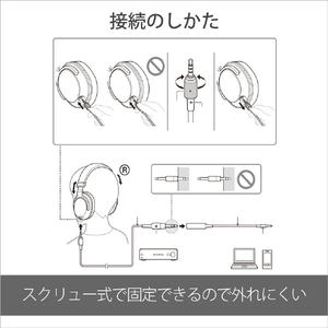 SONY モニターヘッドホン ブラック MDR-MV1-イメージ8