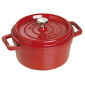Staub ココットラウンド20cm Staub チェリー Z1033-330-0ﾗｳﾝﾄﾞ20CMﾁｴﾘ-