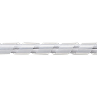 サンワサプライ ケーブルタイ(スパイラル・2m巻き・内寸直径12mm) ホワイト CA-SP12WN