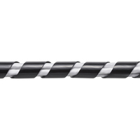サンワサプライ ケーブルタイ(スパイラル・2m巻き・内寸直径12mm) ブラック CA-SP12BKN