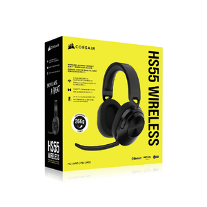 Corsair ゲーミングヘッドセット HS55 Wireless Carbon ブラック CA9011280AP-イメージ6