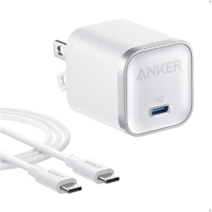 Anker Nano Charger (45W) with USB-C & USB-C ケーブル ホワイト B2692N21-イメージ1