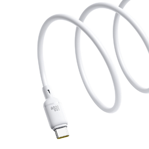 BASEUS Baseus Silky 充電ケーブル USB-C to C 100W 1m ムーンホワイト E0421901-イメージ2