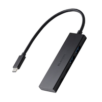 エレコム USB Type-C(TM) 4ポート USB 5Gbpsハブ(USB PD対応) ブラック U3HC-H041PBK