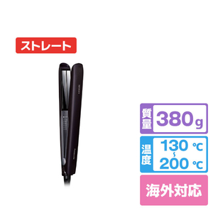 パナソニック ストレートアイロン ナノケア 黒 EH-HS0J-K-イメージ1
