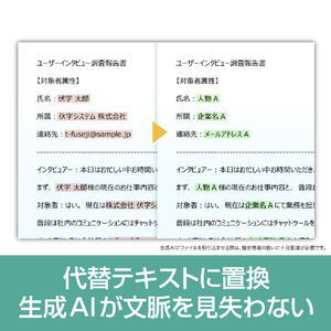 ソースネクスト いきなりAI 情報マスキング シリアルコード版 ｲｷﾅﾘAIDMH-イメージ2
