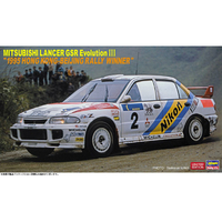 ハセガワ 1/24 三菱 ランサー GSR エボリューションIII “1995 香港-北京 ラリー ウィナー” 20801ﾐﾂﾋﾞｼﾗﾝｻ-GSREVO3
