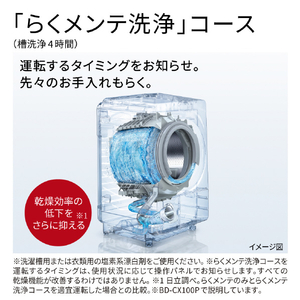 日立 ドラム式洗濯乾燥機 BD-CG80PL W-イメージ7
