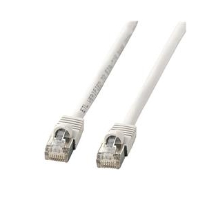 サンワサプライ STPエンハンスドカテゴリ5単線ケーブル（0．5m） ライトグレー KB-STP-005LN-イメージ1
