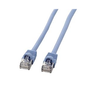 サンワサプライ STPエンハンスドカテゴリ5単線ケーブル（1m） ライトブルー KB-STP-01LBN-イメージ1