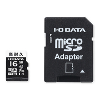 I・Oデータ 高耐久 Class 10対応 ドライブレコーダー用microSDカード 16GB MSD-DR16G/NC
