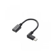 エレコム micro-USB L字変換ケーブル(左側接続タイプ) TB-MBFMBL01BK