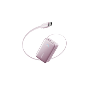 Anker Anker Nano Power Bank (10000mAh, 45W, 巻取り式 USB-Cケーブル) ピンク A1638N51-イメージ1