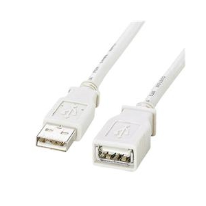 サンワサプライ USB延長ケーブル(1m) KB-USB-E1K2-イメージ1