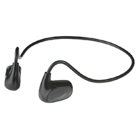 ラスタバナナ Bluetooth 5．3 Air伝導ステレオイヤホンマイク スイッチ付 ブラック RBTESMS06BK