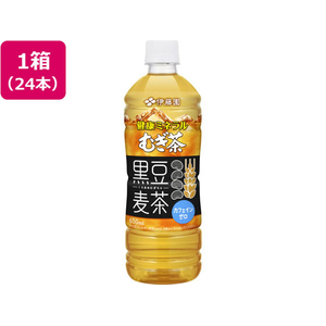 伊藤園 健康ミネラルむぎ茶 黒豆麦茶 650mL×24本 FCG496V-イメージ1