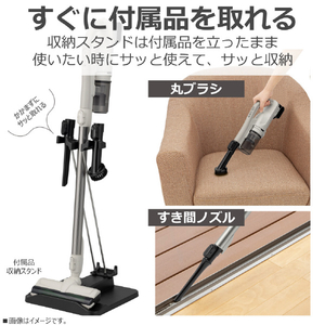 東芝 コードレスクリーナー TORNEO cordless トルネオ コードレス シフォンベージュ VC-CLW34(C)-イメージ11