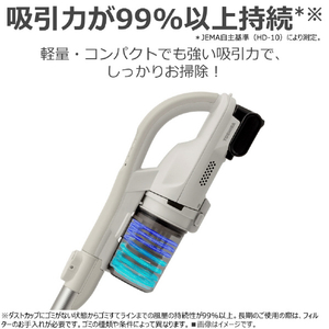 東芝 コードレスクリーナー TORNEO cordless トルネオ コードレス シフォンベージュ VC-CLW34(C)-イメージ3