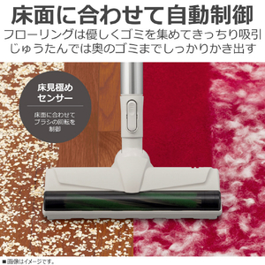 東芝 コードレスクリーナー TORNEO cordless トルネオ コードレス シフォンベージュ VC-CLW34(C)-イメージ5