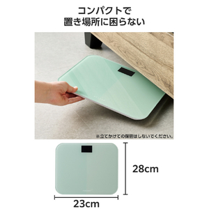 エレコム エクリア 体重計 ブルー HCS-S03BU-イメージ12