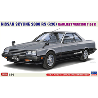 ハセガワ 1/24 ニッサン スカイライン 2000RS (R30)  最初期型 (1981) 20827ｽｶｲﾗｲﾝ2000RSｻｲｼﾖｷｶﾞﾀ