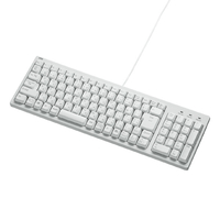 サンワサプライ コンパクトキーボード(テンキー付き) ホワイト SKB-KG2WN2