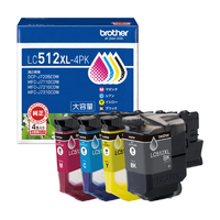 ブラザー インクカートリッジ LC512XL-4PK