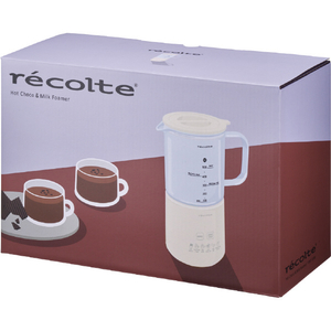 recolte ホットチョコ&ミルクフォーマー クリームホワイト RMT-3W-イメージ17