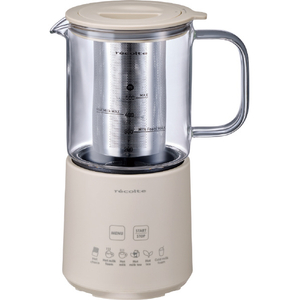 recolte ホットチョコ&ミルクフォーマー クリームホワイト RMT-3W-イメージ2