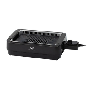 YAMAZEN 煙の少ない焼き肉グリル ブラック NEGME-010F-B-イメージ1