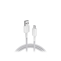 Anker Anker 322 USB-C & USB-A ケーブル 1．8m (USB2．0対応) ホワイト A81H6N21