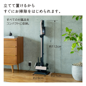 日立 コードレススティッククリーナー パワーブラシ パワかるスティック ベージュ PV-BL50P C-イメージ10