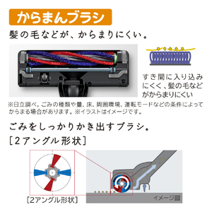 日立 コードレススティッククリーナー パワーブラシ e angle select パワかるスティック ベージュ PV-BL45E6 C-イメージ4