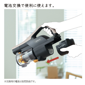 日立 コードレススティッククリーナー パワーブラシ e angle select パワかるスティック ベージュ PV-BL45E6 C-イメージ7