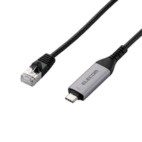 エレコム USB Type-C(TM) LAN変換ケーブル(1Gbps)(1．0m) ブラック LD-CL1G10BK