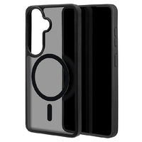 ラスタバナナ Galaxy S26用 ハイブリッドケース TPU×PC 磁力充電対応 ブラック＊フロストブラック 9305GS26HPMFBK