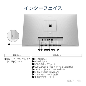 DELL Dell 24 オールインワン EC24260 ライトアッシュ ACD57-GNWM3D-イメージ7