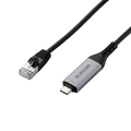 エレコム USB Type-C(TM) LAN変換ケーブル(1Gbps)(5．0m) ブラック LD-CL1G50BK