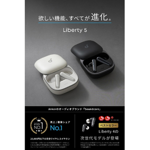 Anker 完全ワイヤレスイヤホン Soundcore Liberty 5 アプリコットピンク A3957N51-イメージ2