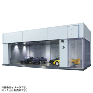 タカラトミー tomica GARAGE SILVER WHITE Standard Edition ホワイト PﾄﾐｶGARAGEｼﾙﾊﾞ-ﾎﾜｲﾄSE-イメージ1