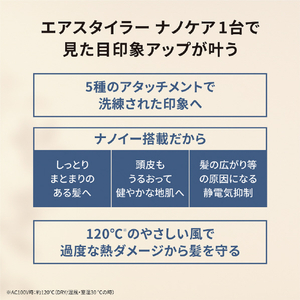 パナソニック エアスタイラー ノーブルグレー EH-KN9K-H-イメージ5