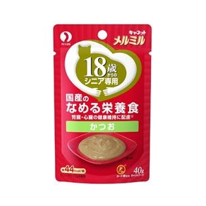 ペットライン キャネット メルミル 18歳から かつお 40G ﾒﾙﾐﾙ18ｻｲｶﾂｵ40G-イメージ1